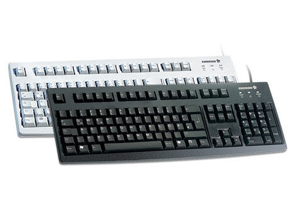 CHERRY G83-6105 USB, FR tastatur Grå