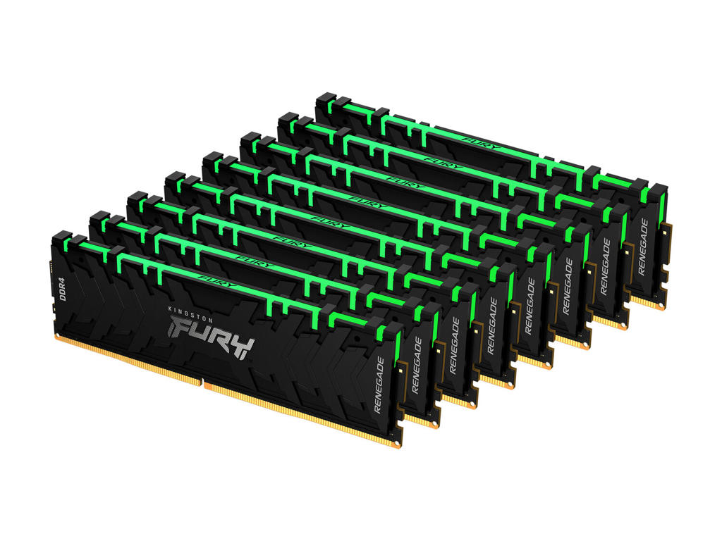 Kingston Technology FURY Renegade RGB hukommelsesmodul 256 GB 8 x 32 GB DDR4 3200 MT/s