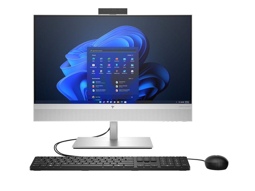 HP EliteOne 840 G9 Bundle Intel® Core™ i5 i5-13500 60,5 cm (23.8") 1920 x 1080 pixel All-in-One PC 16 GB DDR5-SDRAM 256 GB SSD Windows 11 Pro Wi-Fi 6E (802.11ax) Sølv