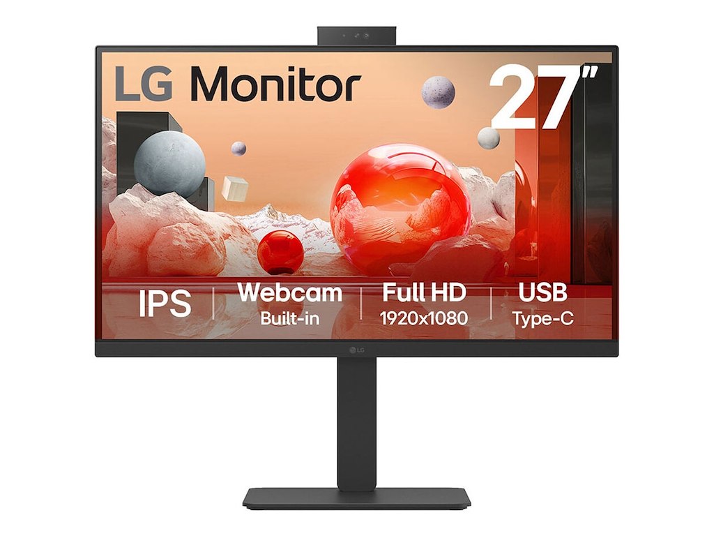 LG 27BA850-B.AEU computerskærm 68,6 cm (27") 1920 x 1080 pixel Fuld HD Sort