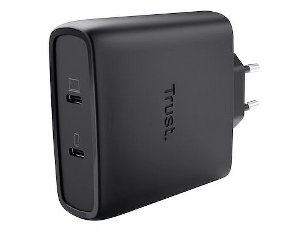 Trust Maxo Universel Sort Vekselstrøm Hurtig opladning Indendørs