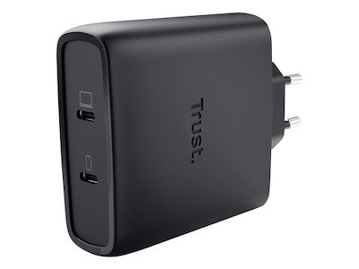 Trust Maxo Universel Sort Vekselstrøm Hurtig opladning Indendørs