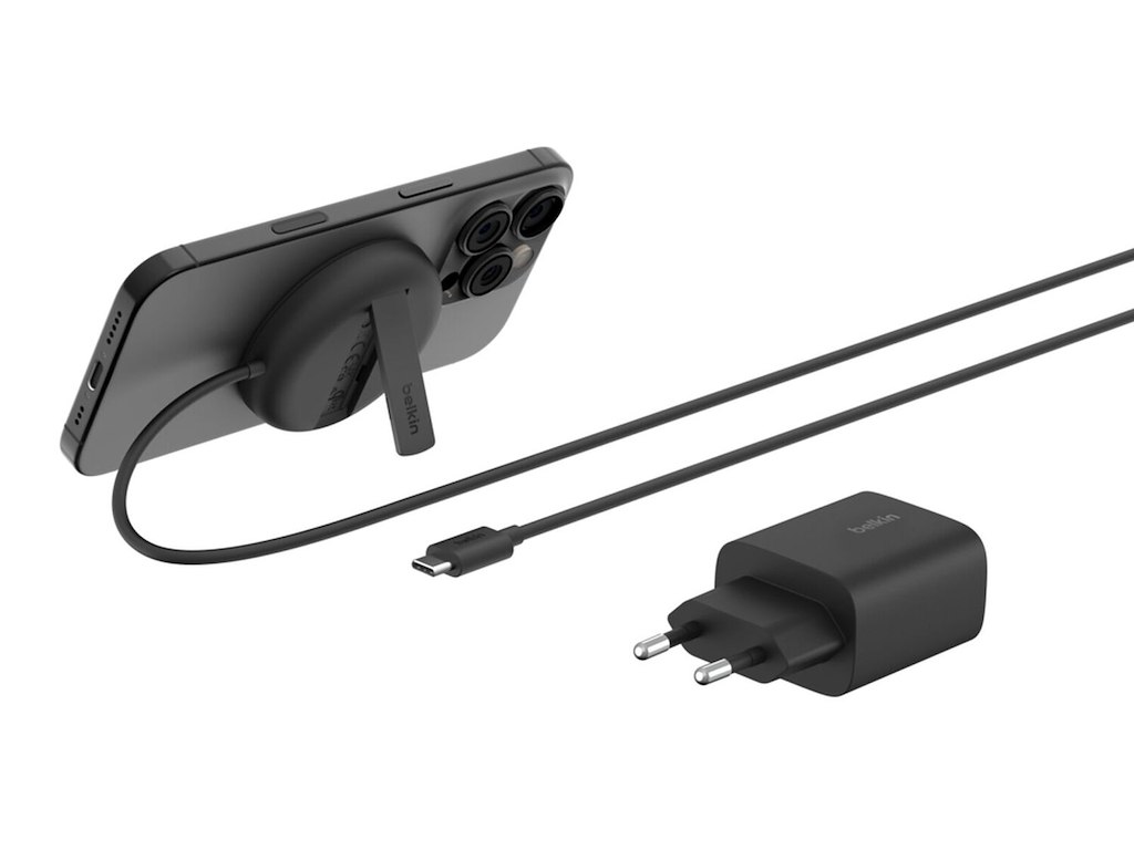 Belkin WIA011KQBK oplader til mobil enhed Headset, Smartphone Sort USB Trådløs opladning Hurtig opladning Indendørs