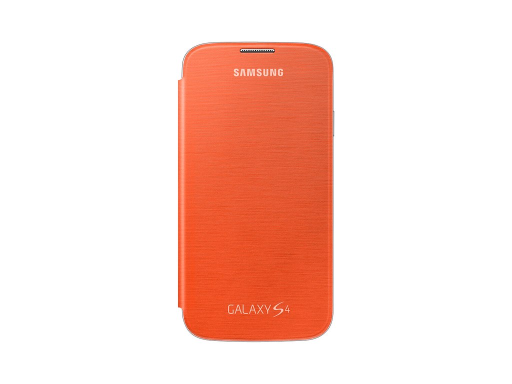 Samsung Flip Cover mobiltelefon etui Flipetui Orange