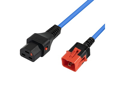 Microconnect MC-C20C21LOCK-2MB el-ledning Blå 2 m C20 forbinder C21 forbinder