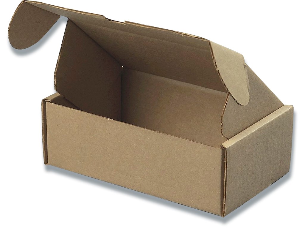 Forsendelsesæske, Brun, 320x230x131mm, Foldelukning, Master'In Access