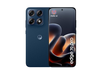 Motorola edge 70 pro 17,2 cm (6.78") Dual SIM Android 16.0 5G USB Type-C 8 GB 256 GB 6500 mAh Mørkeblå