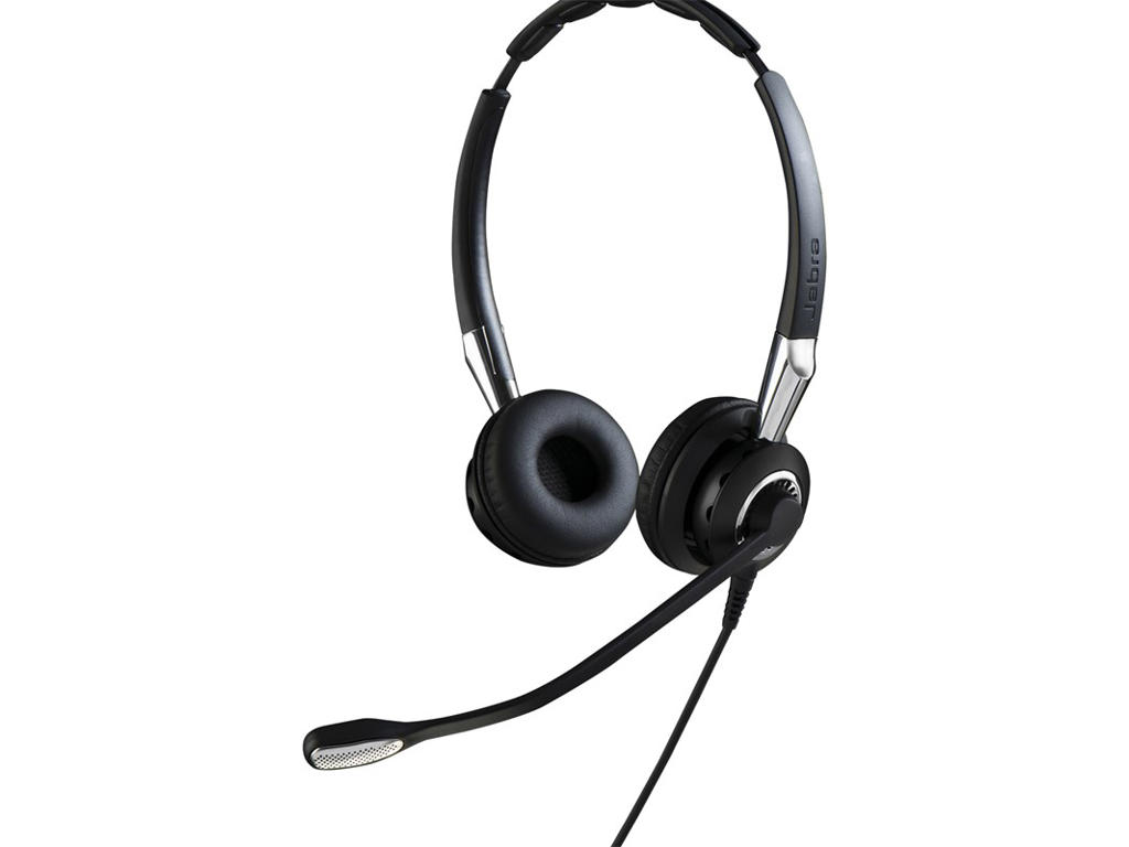 Jabra BIZ 2400 II Headset Ledningsført Kontor/Callcenter Sort