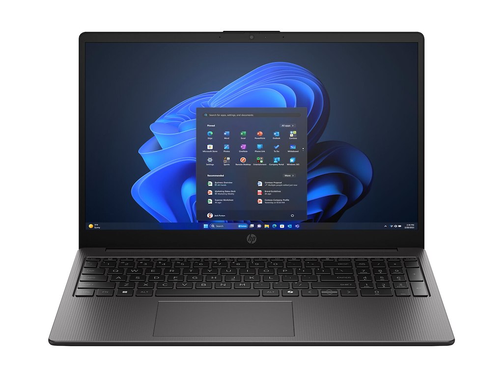 HP 250R G10 Intel Core 5 120U Laptop 39,6 cm (15.6") Fuld HD 16 GB DDR4-SDRAM 512 GB SSD Wi-Fi 6 (802.11ax) Windows 11 Pro Sort