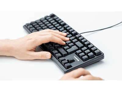 CHERRY G80-3000N RGB TKL tastatur Universel USB AZERTY Fransk Sort