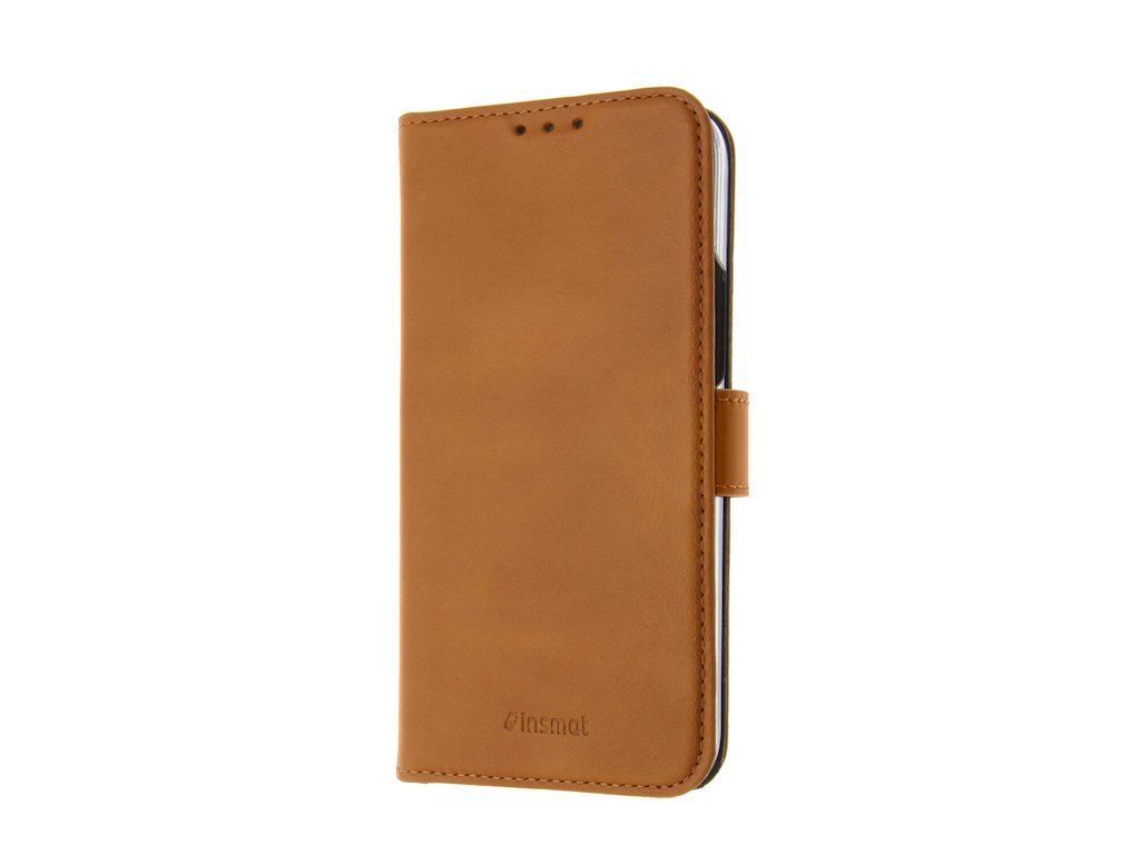 Insmat Premium mobiltelefon etui 15,5 cm (6.1") Tegnebogsetui Brun