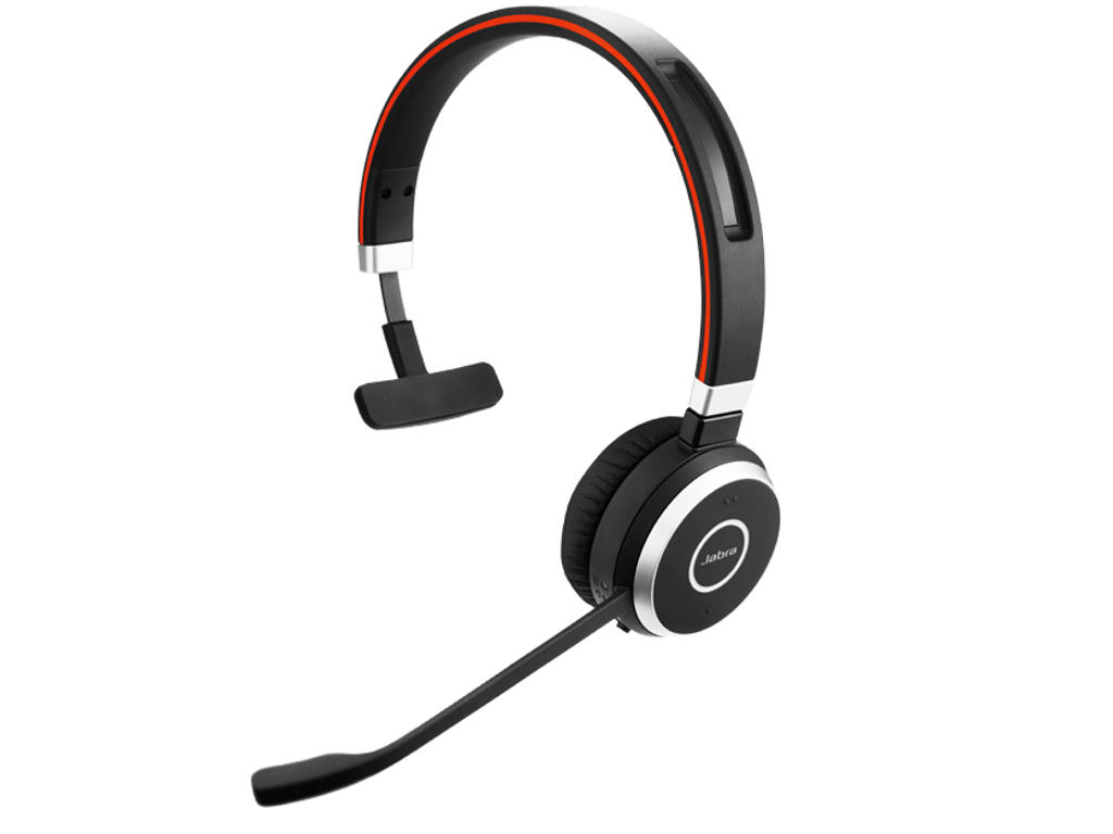 Jabra Evolve 65 Headset Kabel & trådløs Kontor/Callcenter Micro-USB Bluetooth Sort