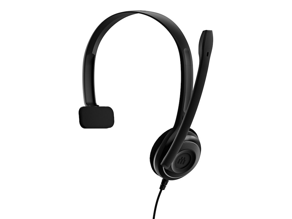 Sennheiser PC 7 USB Headset Ledningsført Kontor/Callcenter USB Type-A Sort