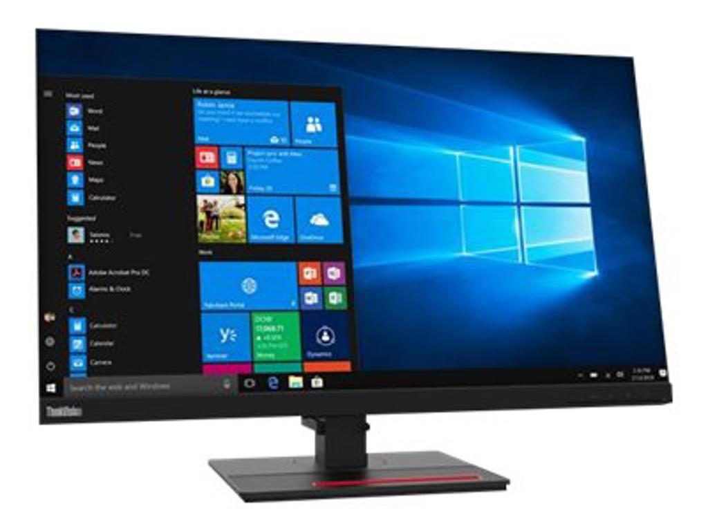 Lenovo ThinkVision T27q-20 computerskærm 68,6 cm (27") 2560 x 1440 pixel Quad HD LCD Sort
