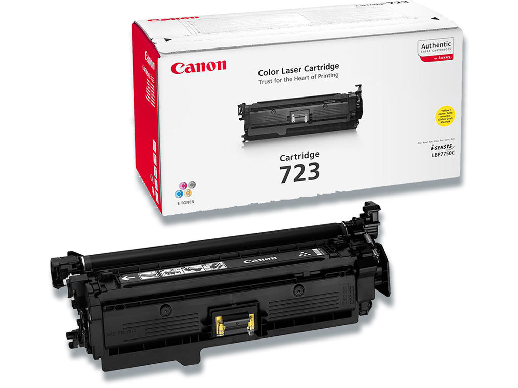 Toner, CRG-723, Yellow-gul, 8.500 sider, Canon 2641B002