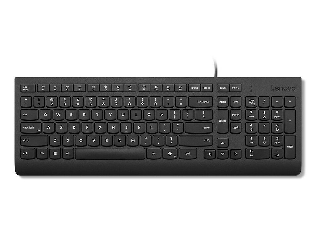 Lenovo 4Y41R64666 tastatur Hjemme/kontor USB Finsk, Svensk Sort