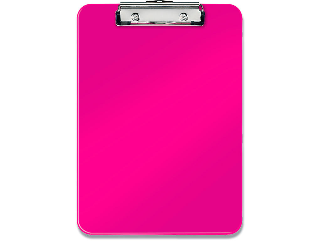 Clipboard, Pink, Uden forside, A4, Leitz WOW