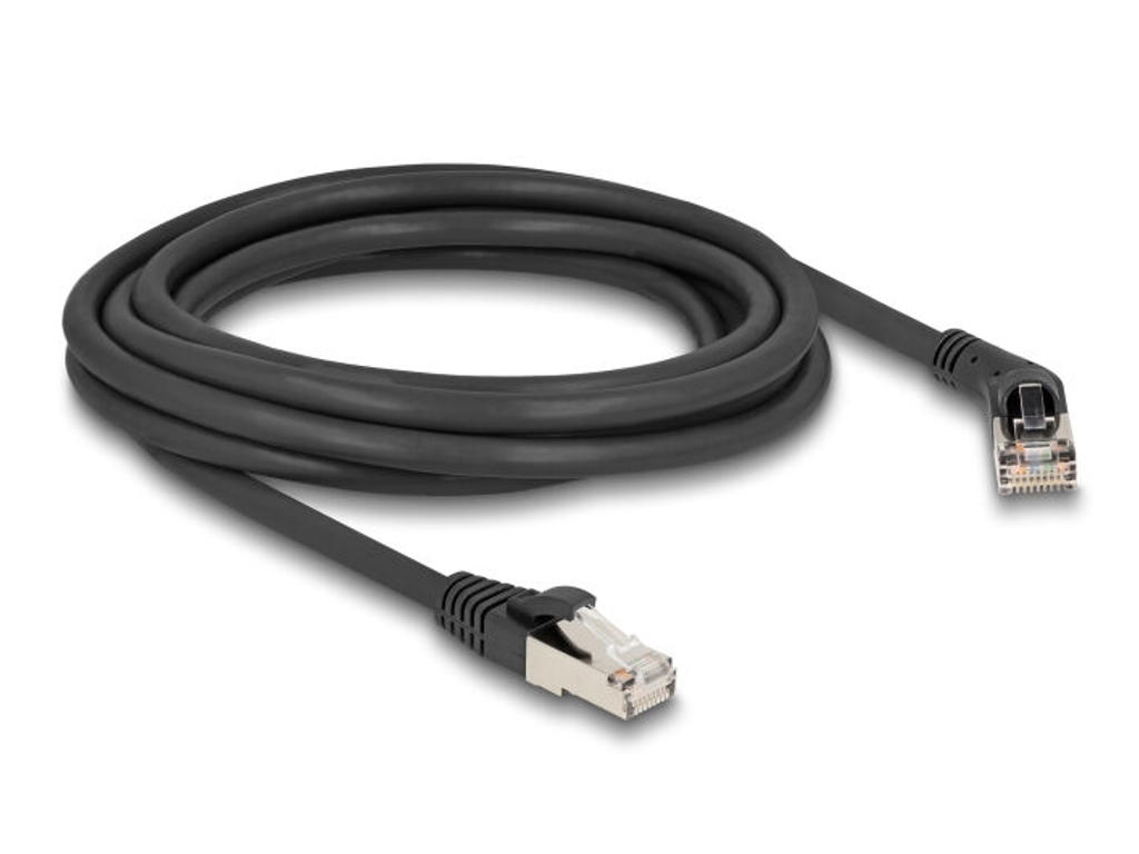 DeLOCK 80498 netværkskabel Sort 3 m Cat6a S/FTP (S-STP)