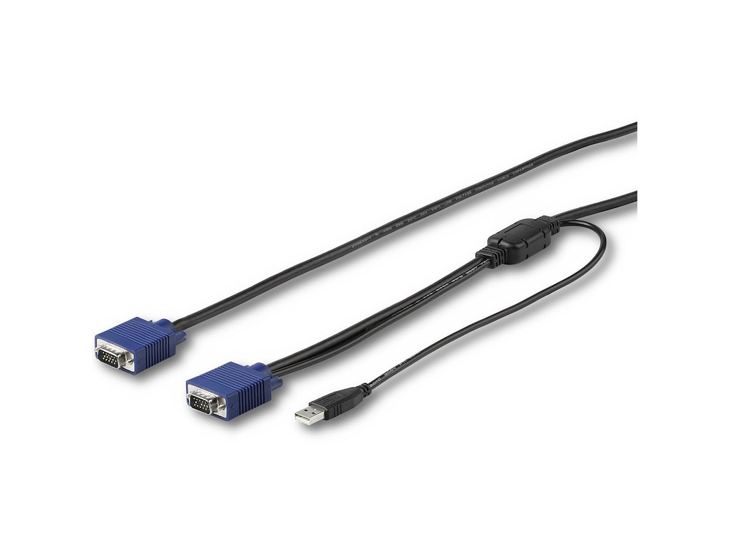 StarTech.com RKCONSUV10 KVM-kabel Sort 3 m