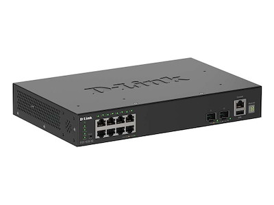 D-Link DGS-1530-10 Administreret L2 Gigabit Ethernet (10/100/1000) Sort