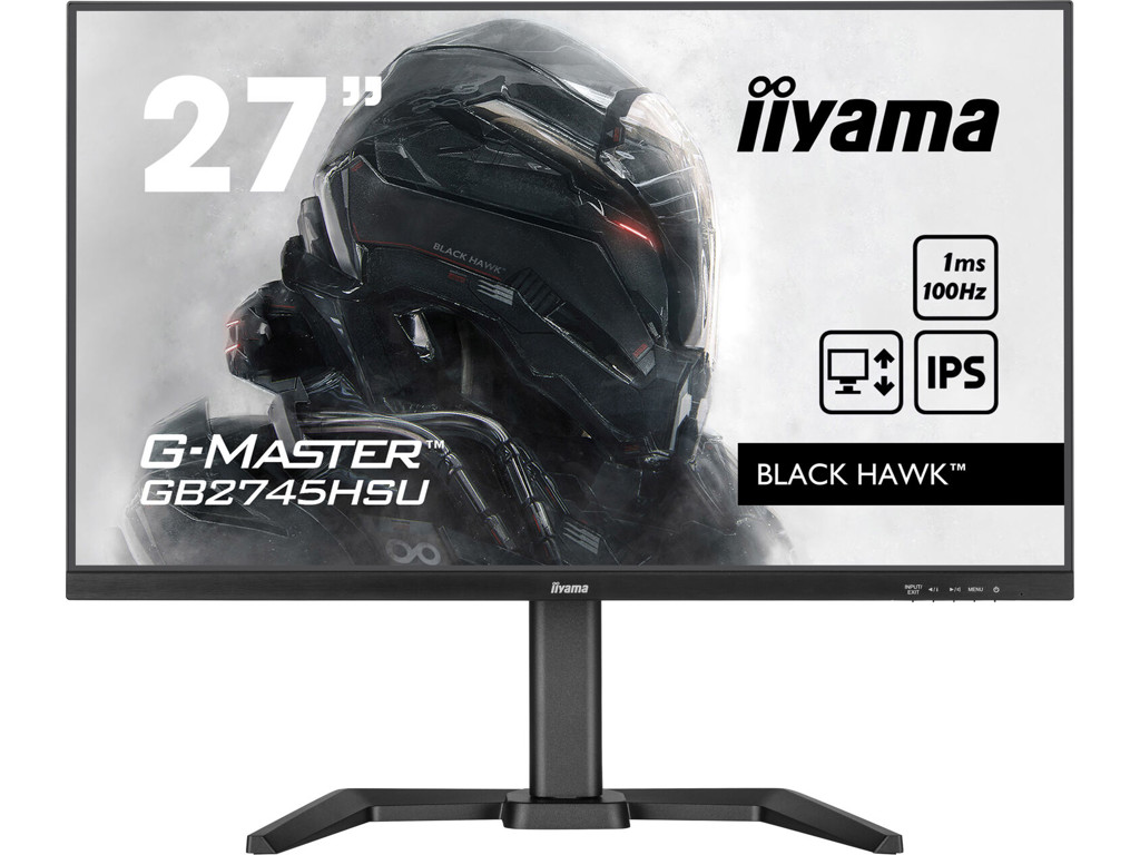 iiyama G-MASTER GB2745HSU-B2 LED display 68,6 cm (27") 1920 x 1080 pixel Fuld HD Sort