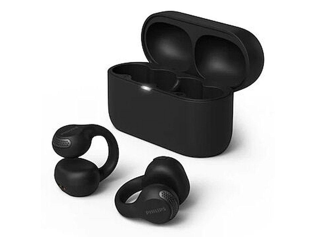 Philips 2000 series TAQ2000BK Headset True Wireless Stereo (TWS) Øre-clip-on, Open-ear Opkald/musik Bluetooth Sort