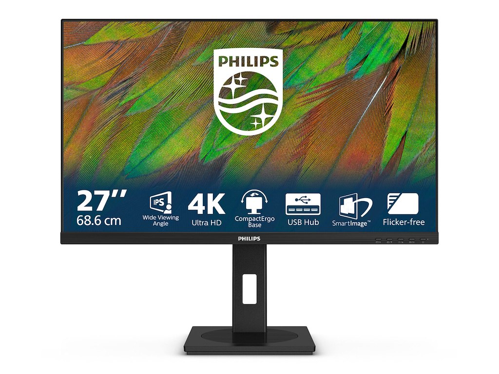 Philips 3000 series 27B1N3800/00 computerskærm 68,6 cm (27") 3840 x 2160 pixel 4K Ultra HD LCD Sort