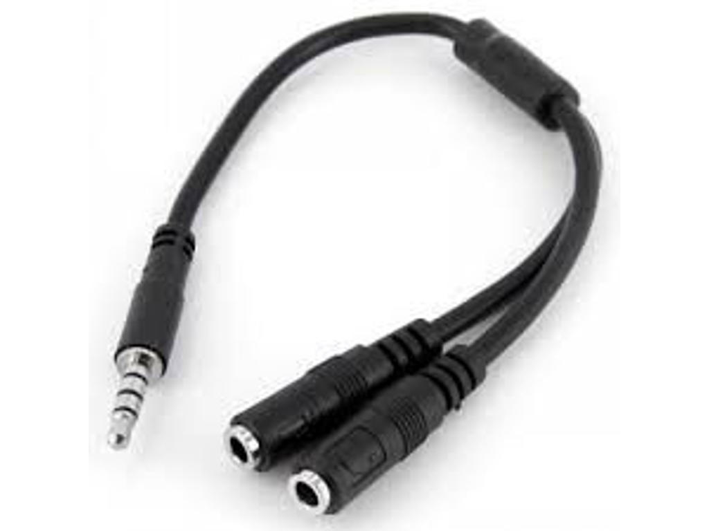 Lenovo Startech Headset Splitter lydkabel 2 x 3.5mm 3.5mm Sort
