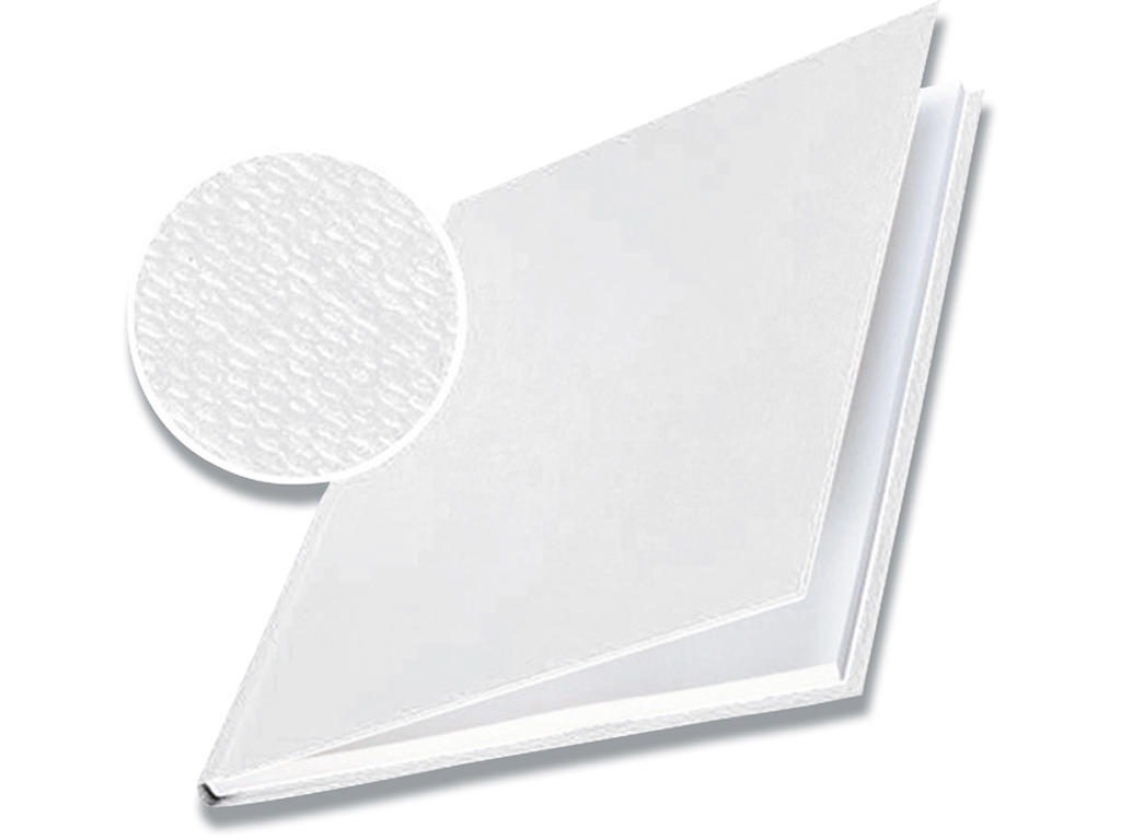 Indbindings skinneomslag, 14.0 mm, A4, Hvid, Leitz ImpressBind 