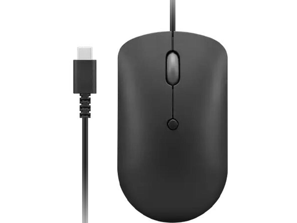 Lenovo GY51D20875 mus Kontor Ambidextrous USB Type-C Optisk 2400 dpi