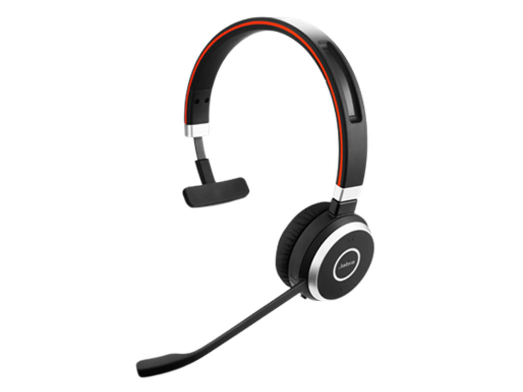 Jabra Evolve 65 Headset Kabel & trådløs Kontor/Callcenter Micro-USB Bluetooth Sort