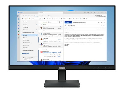Lenovo ThinkVision S24-4e computerskærm 60,5 cm (23.8") 1920 x 1080 pixel Fuld HD LED Sort