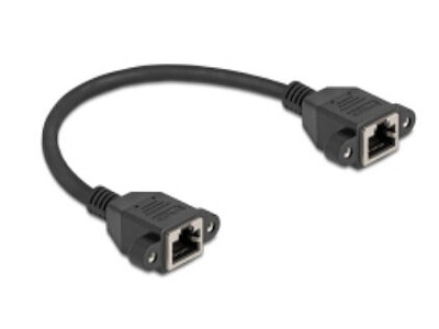 DeLOCK 90782 netværkskabel Sort 0,25 m Cat6a S/FTP (S-STP)