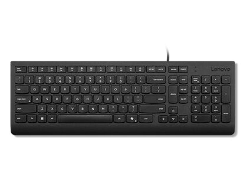 Lenovo 4Y41R64642 tastatur Hjemme/kontor USB Dansk Sort