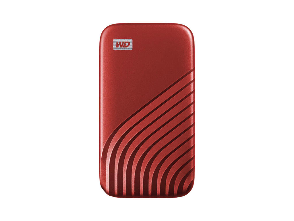 Western Digital My Passport 1 TB USB Type-C 3.2 Gen 2 (3.1 Gen 2) Rød
