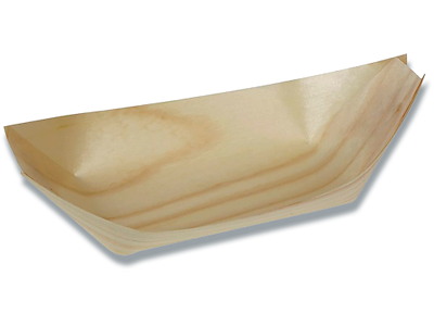 Træbåd, Fyrrespån, 17 cm, 100 stk, 