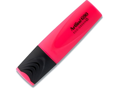 Tekstmarker, Permanent, Pink, 1 stk, Artline ECO-GREEN 690