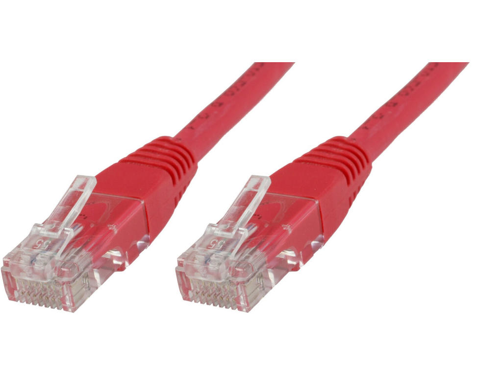 Microconnect B-UTP60025R netværkskabel Rød 0,25 m Cat6 U/UTP (UTP)