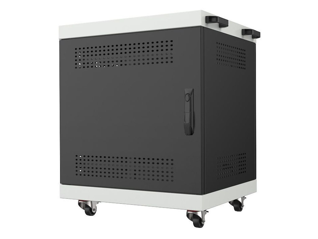 Lanview NOTEBOOK LAPTOP CABINET 16U Rack Cabinet W:650 x D:550 x H:700mm - Black Sort
