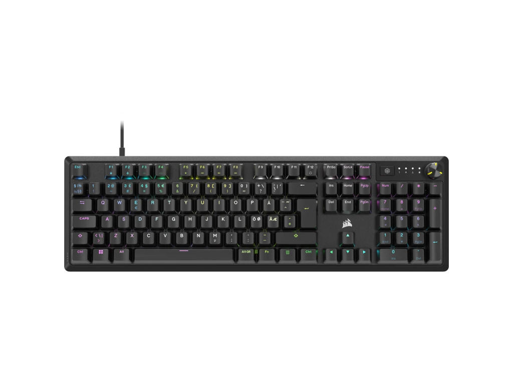 Corsair K70 CORE tastatur Spil USB QWERTY Nordisk Sort