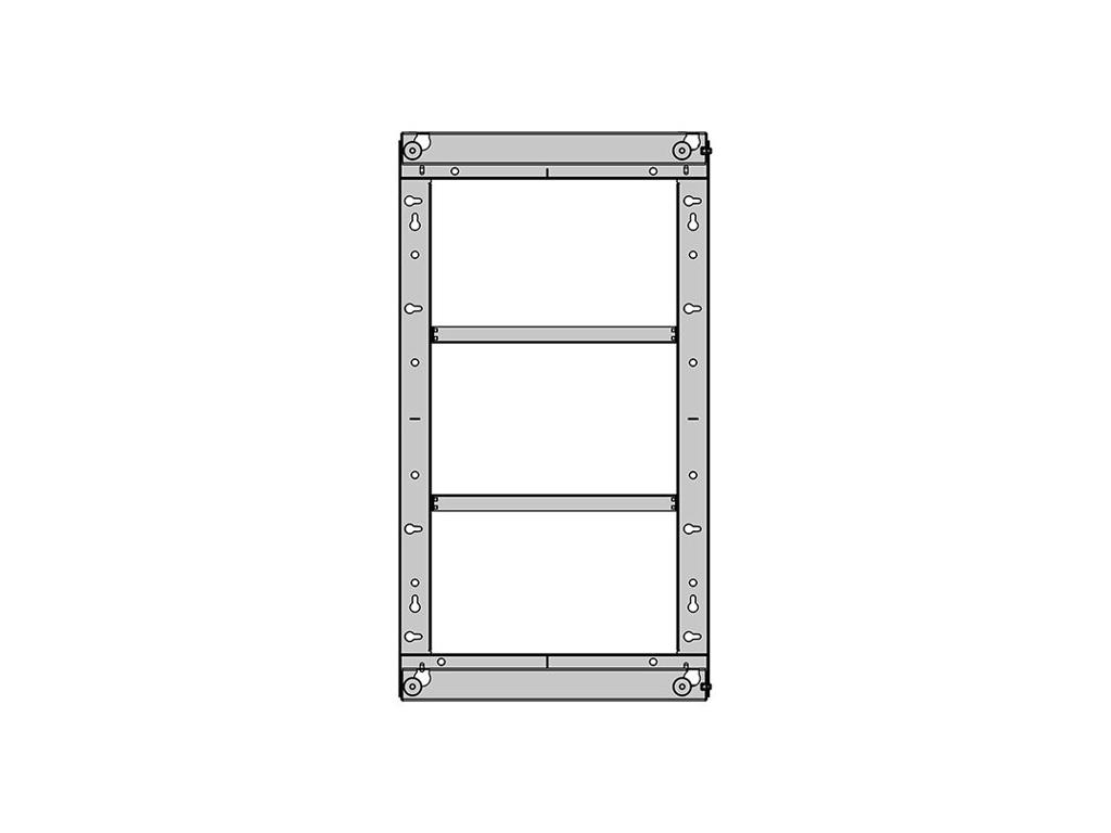 Multibrackets 4745 skærmbeslag til skiltning 116,8 cm (46") Sort