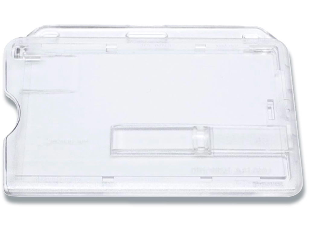 ID kortholder, Til 1 kort, Med 1 skyder, Uden fastgørelse, Vandret, 1 stk