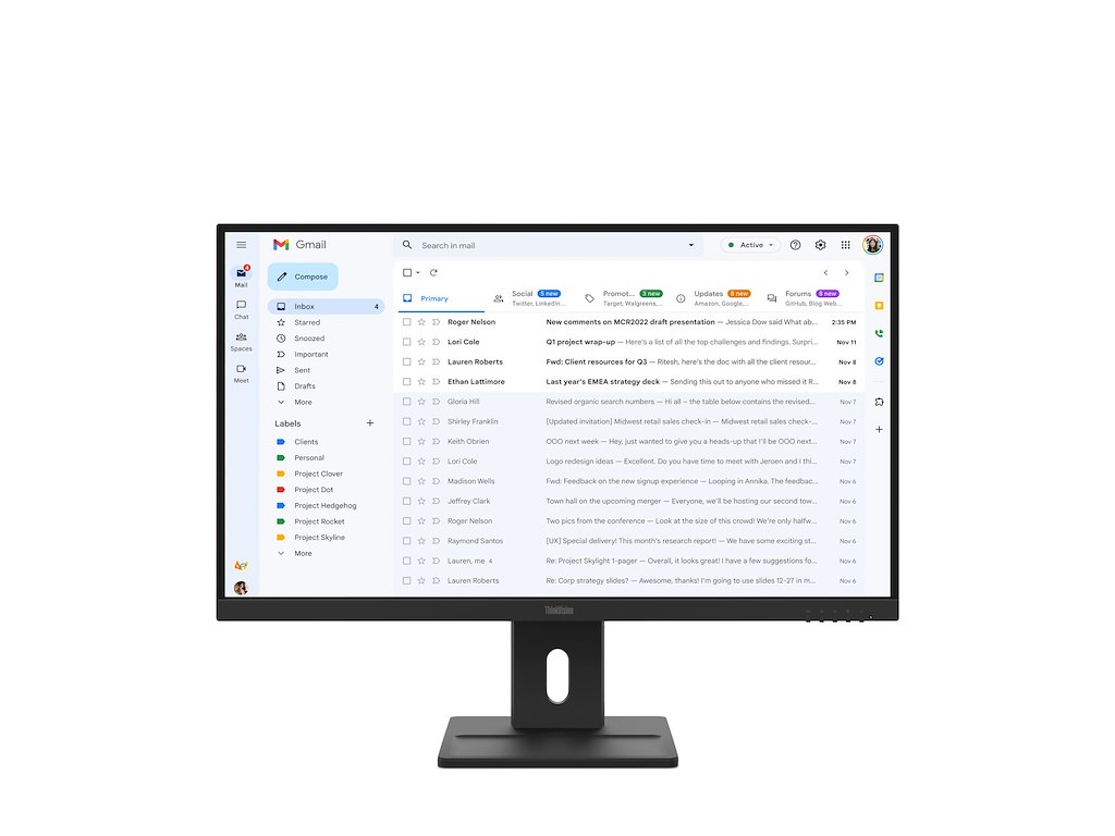 Lenovo ThinkVision E27-40 LED display 68,6 cm (27") 1920 x 1080 pixel Fuld HD LCD Sort