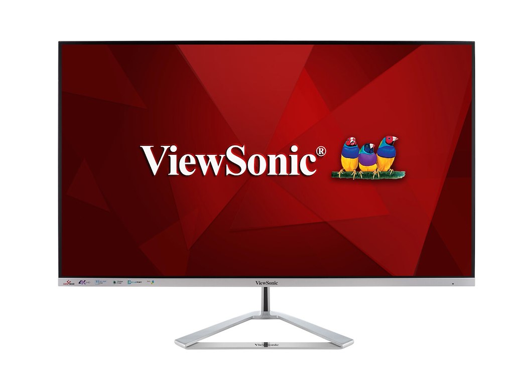 Viewsonic VX Series VX3276-4K-mhd computerskærm 81,3 cm (32") 3840 x 2160 pixel 4K Ultra HD LED Sølv