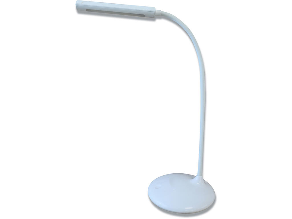 Bordlampe, Hvid, Med fod, LED, Unilux Nelly 