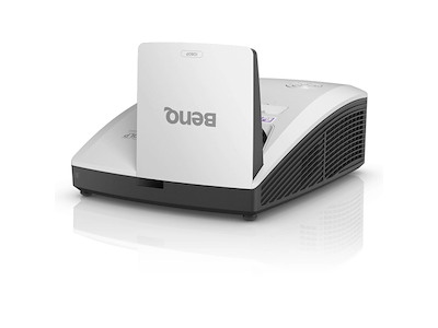 BenQ MH856UST+ Ultrakort projektor med kort projiceringsafstand 3500 ANSI lumens DLP 1080p (1920x1080) 3D Sort, Hvid