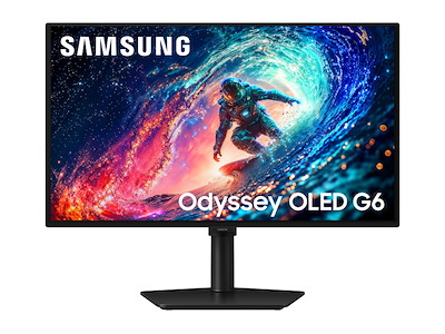 Samsung G61SH computerskærm 68,6 cm (27") 2560 x 1440 pixel Quad HD OLED Sort