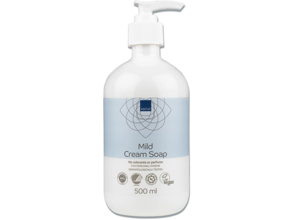 Håndsæbe, Flydende, Flaske med pumpe, 500 ml, Abena 