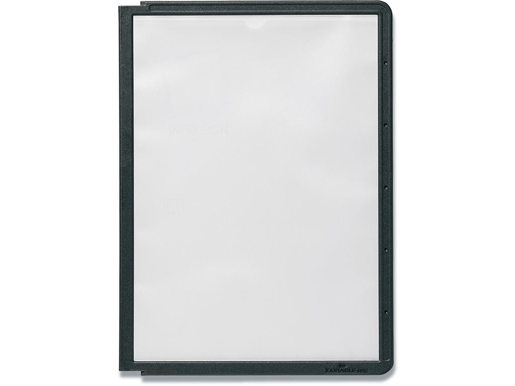 Lomme A5 til SHERPA registersystem A5 sort