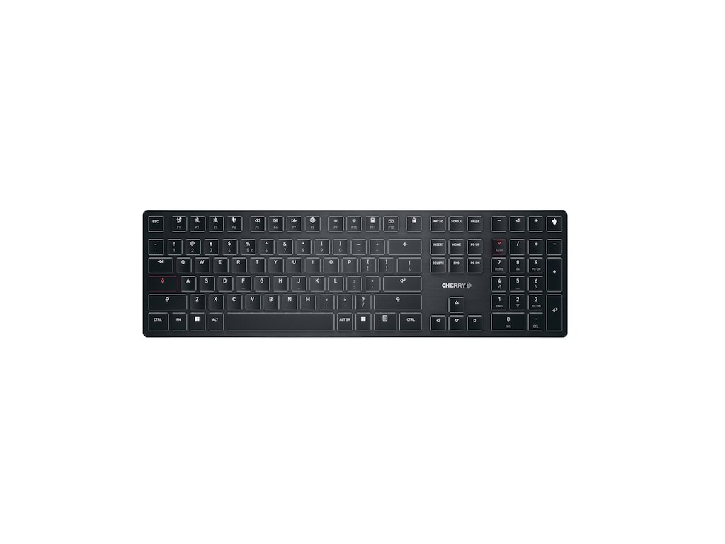 CHERRY KW X ULP tastatur Universel USB + RF Wireless + Bluetooth QWERTY US International Sort